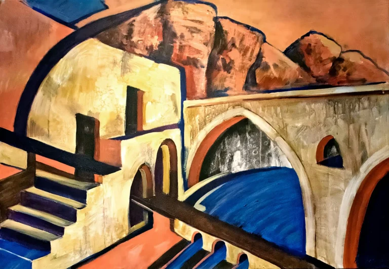 Andreas Ventouris - First Prize Awarded Painting - Leonidio Melitzazz Festival